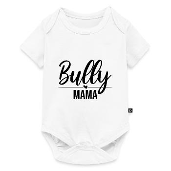 Frenchie French Bulldog Bully Mama - schwarz - Baby Premium Kurzarmbody - Weiß - Vorne