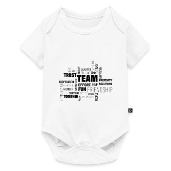 Team - Baby Premium Kurzarmbody - Weiß - Vorne
