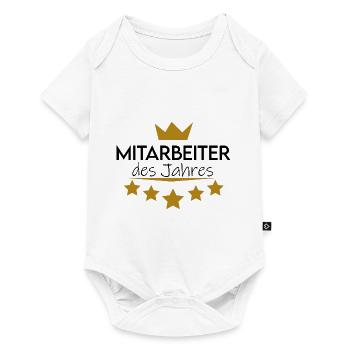 Mitarbeiter des Jahres - Baby Premium Kurzarmbody - Weiß - Vorne