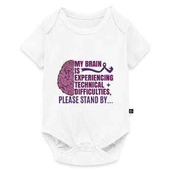 Epilepsy Awareness Month Apparel - Baby Premium short-sleeve bodysuit - white - Front