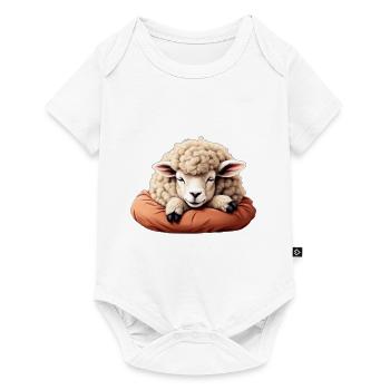 Chemise de nuit officielle Sheep - Body à manches courtes Premium Bébé - blanc - Devant