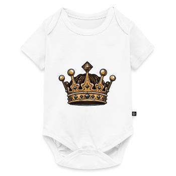 Crown Symbol - Baby Premium short-sleeve bodysuit - white - Front