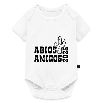 Abios Amigos 2025 - Abitur - Spruch - Baby Premium Kurzarmbody - Weiß - Vorne