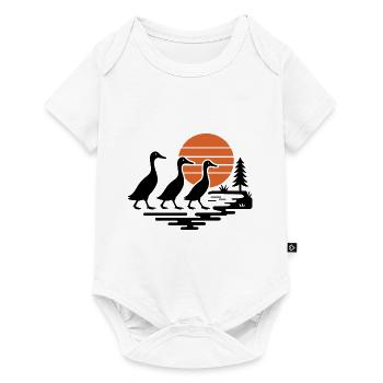 Ducks Duck Duck Duck Duck Breeding - Baby Premium short-sleeve bodysuit - white - Front