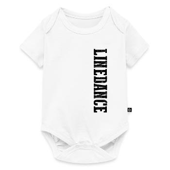 Linedance Line Dance Dedans de couple danse dedans western cadeau - Body à manches courtes Premium Bébé - blanc - Devant