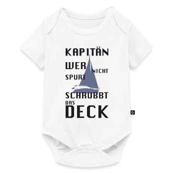 Kapitän Deck schrubben - Baby Premium Kurzarmbody - Weiß - Vorne