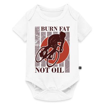 Bicycle Cycling Bike Health Environmental Protection - Baby Premium short-sleeve bodysuit - white - Front