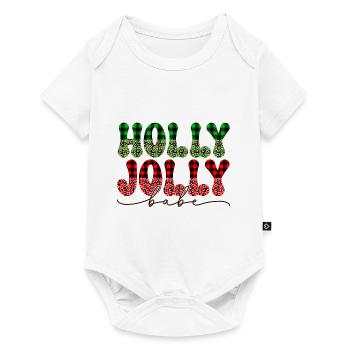 Merry Christmas, Christmas, holidays, holidays - Baby Premium short-sleeve bodysuit - white - Front