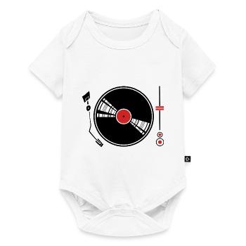 Vinyl Record Player - Baby Premium short-sleeve bodysuit - white - Front