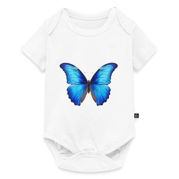 Blue Morpho Butterfly - Baby Premium short-sleeve bodysuit - white - Front