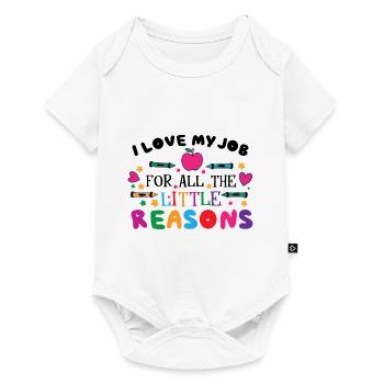 Cute Teacher Teaching - Baby Premium short-sleeve bodysuit - white - Front