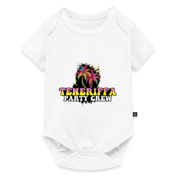 Tenerife Party Crew Holidays - Baby Premium short-sleeve bodysuit - white - Front