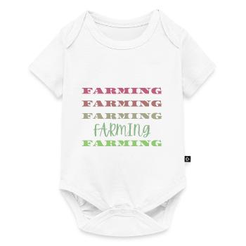 Landwirtschaft - Baby Premium Kurzarmbody - Weiß - Vorne