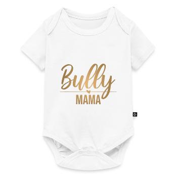 Frenchie French Bulldog Bully Mama - schwarz - Baby Premium Kurzarmbody - Weiß - Vorne