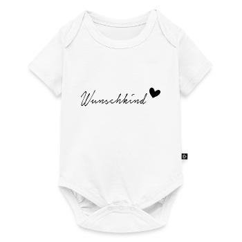 Wunschkind - Baby Premium Kurzarmbody - Weiß - Vorne