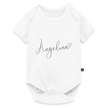 Angelina Name First Name Girl - Baby Premium short-sleeve bodysuit - white - Front