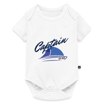 2022 Captain T-Shirt for sailors and skippers - Baby Premium short-sleeve bodysuit - white - Front