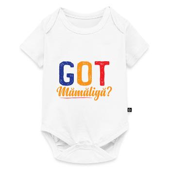 Drôle d’humour Mamalig - Body à manches courtes Premium Bébé - blanc - Devant