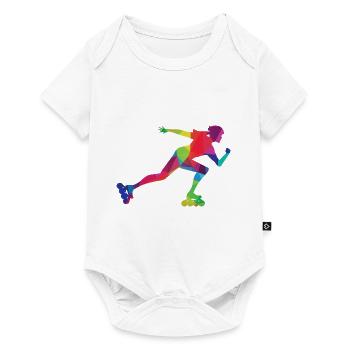 Inline Skate & Roller Skate - Baby Premium short-sleeve bodysuit - white - Front
