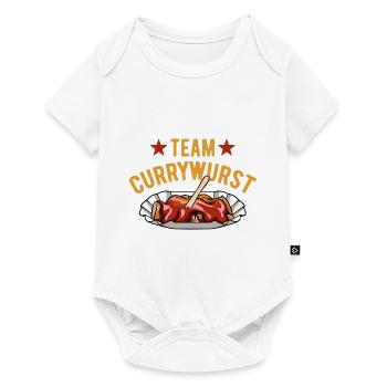 Team Currywurst - Fast Food - Kult - Baby Premium Kurzarmbody - Weiß - Vorne