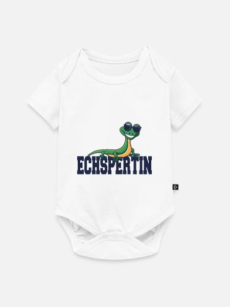 Echspertin - Baby Premium Kurzarmbody - Weiß