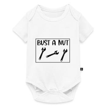 Bust a Nut Craftsman Craft - Baby Premium short-sleeve bodysuit - white - Front