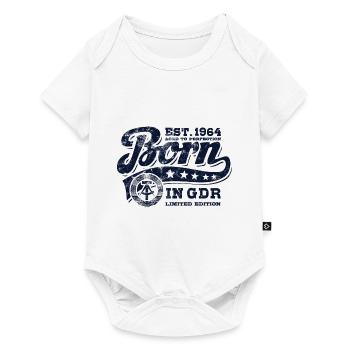 Né en RDA 1964 - Anniversaire - Cadeau Ossi - Body à manches courtes Premium Bébé - blanc - Devant
