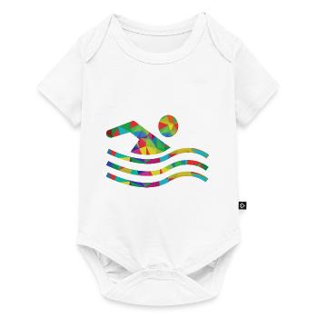 Nager - Body à manches courtes Premium Bébé - blanc - Devant