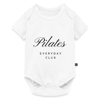 Pilates Everyday Club – Stylish Fitness Design - Baby Premium short-sleeve bodysuit - white - Front