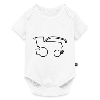 Forage Harvester Claas Jaguar Silage Harvest Transport - Baby Premium short-sleeve bodysuit - white - Front
