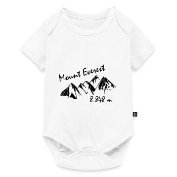 Mont Everest - Body à manches courtes Premium Bébé - blanc - Devant