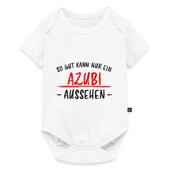 Azubi Witz Spruch Lehrling Auszubildende Geschenk - Baby Premium Kurzarmbody - Weiß - Vorne