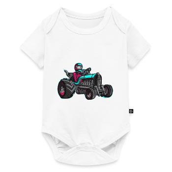 Tractor Tuning Racing Graffity Style - Baby Premium short-sleeve bodysuit - white - Front