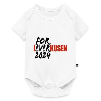 For Ever Leverkusen - Ich mag Leverkusen - Spruch - Baby Premium Kurzarmbody - Weiß - Vorne