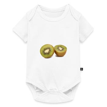 Kiwi - fruits de kiwi frais - Body à manches courtes Premium Bébé - blanc - Devant