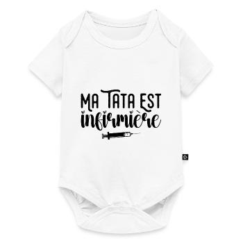 My aunt is a nurse - Baby Premium short-sleeve bodysuit - white - Front