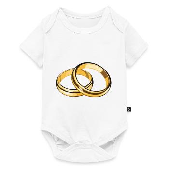 Symbole des alliances - Body à manches courtes Premium Bébé - blanc - Devant