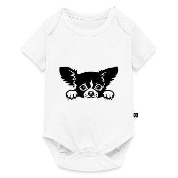 chiwawa dog - Baby Premium short-sleeve bodysuit - white - Front