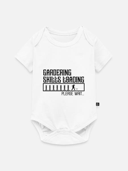 Gardering Skills Loading - Baby Premium Kurzarmbody - Weiß
