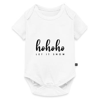 Hohoho laisse neiger - Body à manches courtes Premium Bébé - blanc - Devant