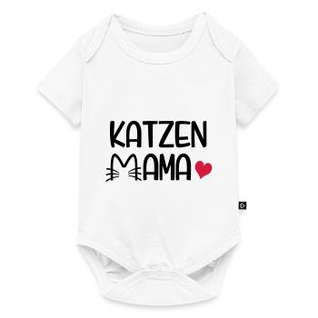 Cats Mom - Baby Premium short-sleeve bodysuit - white - Front