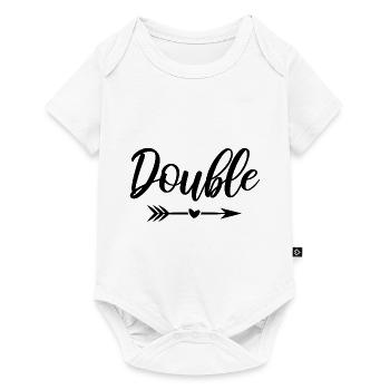 Gemini Twin Spell Double Trouble - black - Baby Premium short-sleeve bodysuit - white - Front