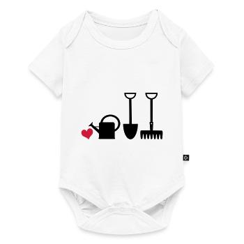 Gärtnerherz2 - Baby Premium short-sleeve bodysuit - white - Front