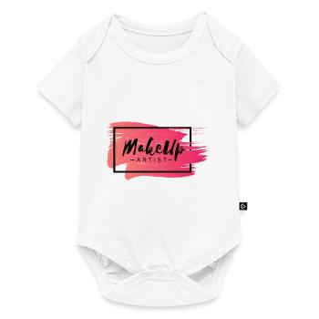 Makeup Artist Makeup Beautician - Baby Premium short-sleeve bodysuit - white - Front