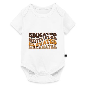 Melanin Girl Juneteenth Black History - Baby Premium short-sleeve bodysuit - white - Front