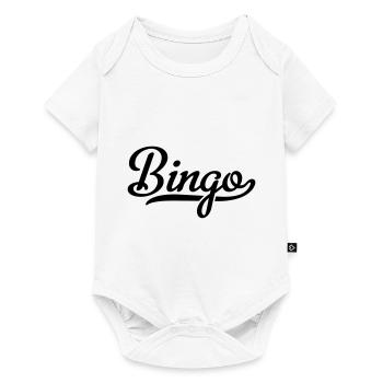 BINGO - Baby Premium Kurzarmbody - Weiß - Vorne