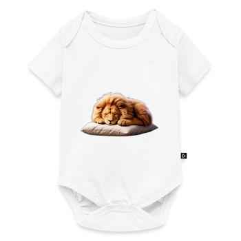 Chemise de nuit officielle Lion - Body à manches courtes Premium Bébé - blanc - Devant