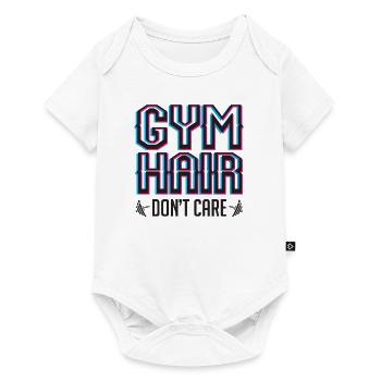Sport fitness hair funny saying gift - Baby Premium short-sleeve bodysuit - white - Front