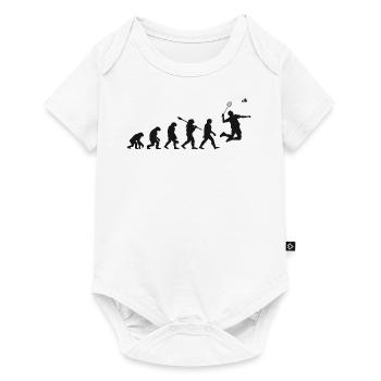 Evolution Badminton Gift For Badminton Players - Baby Premium short-sleeve bodysuit - white - Front