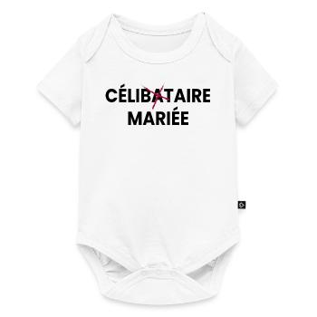 Humour Célibataire Mariée - evjf - EVJF - Body à manches courtes Premium Bébé - blanc - Devant